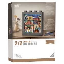 LOZ 1908 non  TIỆC ĐƯỜNG bộ đồ chơi xếp lắp ráp ghép mô hình 1222 khối