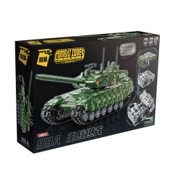 Enlighten 23014 Qman 23014 non  CHIẾN TRƯỜNG XE TĂNG ĐẤU CHÍNH 99A bộ đồ chơi xếp lắp ráp ghép mô hình Military Army COMBAT ZONES Quân Sự Bộ Đội 2743 khối