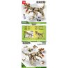 MINGDI 10037 non  THẾ GIỚI KHỦNG LONG SHUANGGUAN bộ đồ chơi xếp lắp ráp ghép mô hình Dino DINOSAUR WORLD DILOPHOSAURUS 486 khối