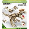 MINGDI 10037 non  THẾ GIỚI KHỦNG LONG SHUANGGUAN bộ đồ chơi xếp lắp ráp ghép mô hình Dino DINOSAUR WORLD DILOPHOSAURUS 486 khối