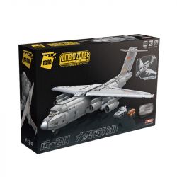 Enlighten 23013 Qman 23013 non  BATTLEFIELD MÁY VẬN CHUYỂN LỚN YUN-20 bộ đồ chơi xếp lắp ráp ghép mô hình Military Army COMBAT ZONES Quân Sự Bộ Đội 1736 khối