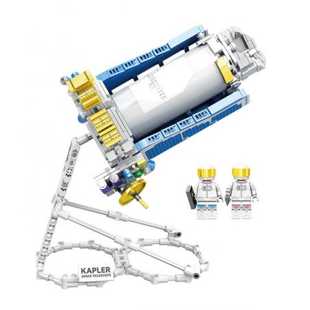 JP 66008 non  KÍNH THIÊN VĂN VŨ TRỤ KEPLER bộ đồ chơi xếp lắp ráp ghép mô hình KEPLER SPACE TELESCOPE 594 khối