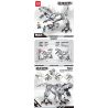 MINGDI 10036 non  THẾ GIỚI KHỦNG LONG RỒNG TYSIC bộ đồ chơi xếp lắp ráp ghép mô hình Dino DINOSAUR WORLD INDOMINUS REX 482 khối