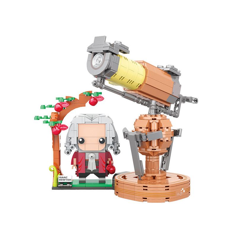 JP 66007 non  KÍNH THIÊN VĂN PHẢN XẠ NEWTON bộ đồ chơi xếp lắp ráp ghép mô hình NEWTONIAN REFLECTOR 607 khối