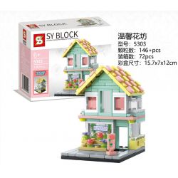 SHENG YUAN SY 5303 non  HỘI THẢO HOA ẤM ÁP bộ đồ chơi xếp lắp ráp ghép mô hình Creator Sáng Tạo 146 khối