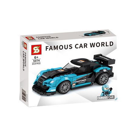 SEMBO 607092 SHENG YUAN SY 5074 non  THẾ GIỚI XE SANG 5074 bộ đồ chơi xếp lắp ráp ghép mô hình Racers Đua Tốc Độ 213 khối