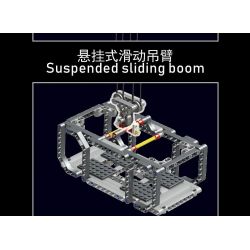 MouldKing 17004 Mould King 17004 non  CẨU THÁP bộ đồ chơi xếp lắp ráp ghép mô hình  TOWER CRANE Kỹ Thuật Công Nghệ Cao Mô Hình Phương Tiện 1797 khối