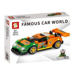 SEMBO 607091 SHENG YUAN SY 5073 non  THẾ GIỚI XE SANG 5073 bộ đồ chơi xếp lắp ráp ghép mô hình Racers Đua Tốc Độ 190 khối