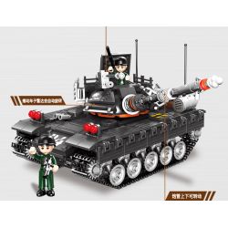 XINGBAO XB-50024 50024 XB50024 non  XE TĂNG T59 bộ đồ chơi xếp lắp ráp ghép mô hình Across The Battlefield T59 TANK Băng Qua Chiến Trường 607 khối