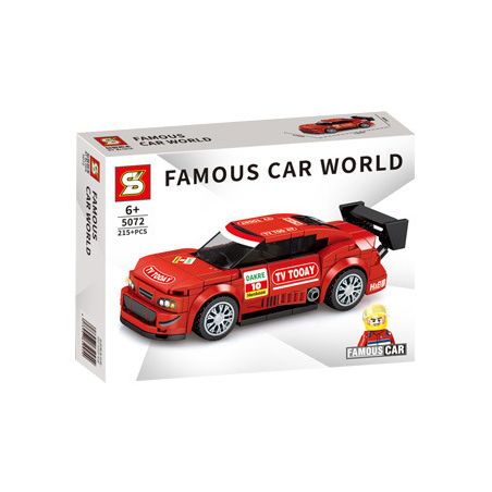 SEMBO 607090 SHENG YUAN SY 5072 non  THẾ GIỚI XE SANG 5072 bộ đồ chơi xếp lắp ráp ghép mô hình Racers Đua Tốc Độ 215 khối