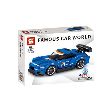 SEMBO 607089 SHENG YUAN SY 5071 non  THẾ GIỚI XE SANG 5071 bộ đồ chơi xếp lắp ráp ghép mô hình Racers Đua Tốc Độ 196 khối