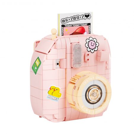 GEKKOSHA 804005 non  ÁNH SÁNG VÀ BÓNG TỐI "PHA" VỚI bộ đồ chơi xếp lắp ráp ghép mô hình CAMERA