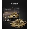 CADA DOUBLEE C61073 61073 non  XE TĂNG PANTHER CỔ ĐIỂN TRONG THẾ CHIẾN II 1:35 tỷ lệ 1:35 bộ đồ chơi xếp lắp ráp ghép mô hình Military Army PANZERKAMPFWAGEN V PANTHER Quân Sự Bộ Đội 907 khối