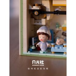 GEKKOSHA 804004 non  ĐẶT "CÀ PHÊ" TỰ bộ đồ chơi xếp lắp ráp ghép mô hình COFFEE MACHINE