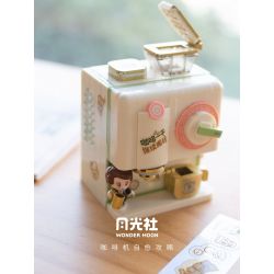 GEKKOSHA 804004 non  ĐẶT "CÀ PHÊ" TỰ bộ đồ chơi xếp lắp ráp ghép mô hình COFFEE MACHINE