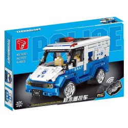 TA GAOLE T4031 4031 non  CẢNH SÁT RC XE bộ đồ chơi xếp lắp ráp ghép mô hình  Kỹ Thuật Công Nghệ Cao Mô Hình Phương Tiện 662 khối