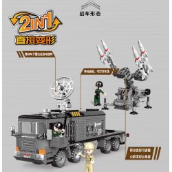 XINGBAO XB-50023 50023 XB50023 non  LU DUN - HỆ THỐNG PHÒNG KHÔNG TẦM NGẮN bộ đồ chơi xếp lắp ráp ghép mô hình Across The Battlefield MILITARY AIR DEFENSE SYSTEM Băng Qua Chiến Trường 641 khối