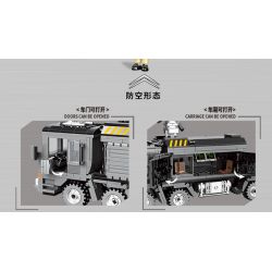 XINGBAO XB-50023 50023 XB50023 non  LU DUN - HỆ THỐNG PHÒNG KHÔNG TẦM NGẮN bộ đồ chơi xếp lắp ráp ghép mô hình Across The Battlefield MILITARY AIR DEFENSE SYSTEM Băng Qua Chiến Trường 641 khối