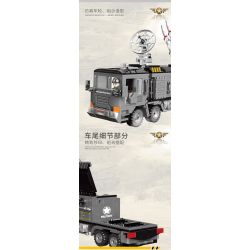 XINGBAO XB-50023 50023 XB50023 non  LU DUN - HỆ THỐNG PHÒNG KHÔNG TẦM NGẮN bộ đồ chơi xếp lắp ráp ghép mô hình Across The Battlefield MILITARY AIR DEFENSE SYSTEM Băng Qua Chiến Trường 641 khối