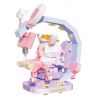 GEKKOSHA 802026 non  XE CHƠI GAME TUTU bộ đồ chơi xếp lắp ráp ghép mô hình FANTASY PETS RABBIT 316 khối