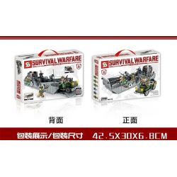 SHENG YUAN SY 1725 non  TÀU HẠ CÁNH LCM3 QUÂN SỰ HOA KỲ bộ đồ chơi xếp lắp ráp ghép mô hình Military Army SURVIVAL WARFARE LANDING CRAFT MECHANIZED MARK III Quân Sự Bộ Đội 408 khối