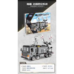 XINGBAO XB-50023 50023 XB50023 non  LU DUN - HỆ THỐNG PHÒNG KHÔNG TẦM NGẮN bộ đồ chơi xếp lắp ráp ghép mô hình Across The Battlefield MILITARY AIR DEFENSE SYSTEM Băng Qua Chiến Trường 641 khối