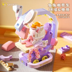GEKKOSHA 802026 non  XE CHƠI GAME TUTU bộ đồ chơi xếp lắp ráp ghép mô hình FANTASY PETS RABBIT 316 khối