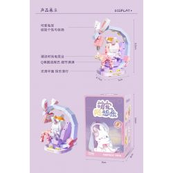 GEKKOSHA 802026 non  XE CHƠI GAME TUTU bộ đồ chơi xếp lắp ráp ghép mô hình FANTASY PETS RABBIT 316 khối