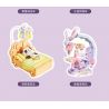 GEKKOSHA 802026 non  XE CHƠI GAME TUTU bộ đồ chơi xếp lắp ráp ghép mô hình FANTASY PETS RABBIT 316 khối