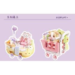 GEKKOSHA 802026 non  XE CHƠI GAME TUTU bộ đồ chơi xếp lắp ráp ghép mô hình FANTASY PETS RABBIT 316 khối