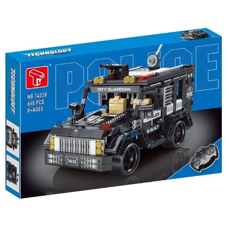 TA GAOLE T4030 4030 non  XE ĐIỀU KHIỂN TỪ XA SWAT bộ đồ chơi xếp lắp ráp ghép mô hình  Kỹ Thuật Công Nghệ Cao Mô Hình Phương Tiện 668 khối