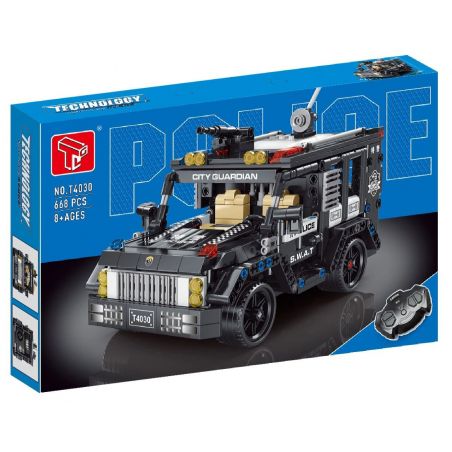 TA GAOLE T4030 4030 non  XE ĐIỀU KHIỂN TỪ XA SWAT bộ đồ chơi xếp lắp ráp ghép mô hình  Kỹ Thuật Công Nghệ Cao Mô Hình Phương Tiện 668 khối