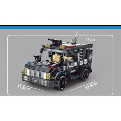 TA GAOLE T4030 4030 non  XE ĐIỀU KHIỂN TỪ XA SWAT bộ đồ chơi xếp lắp ráp ghép mô hình  Kỹ Thuật Công Nghệ Cao Mô Hình Phương Tiện 668 khối