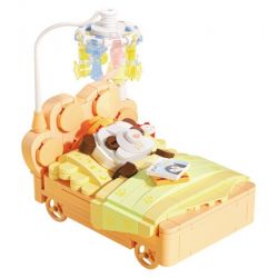 GEKKOSHA 802025 non  GẦM XE ĐẸP bộ đồ chơi xếp lắp ráp ghép mô hình FANTASY PETS SLEEPING CAR 273 khối