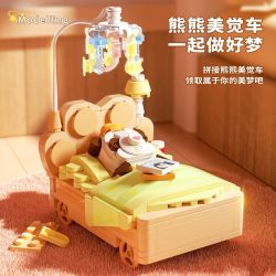 GEKKOSHA 802025 non  GẦM XE ĐẸP bộ đồ chơi xếp lắp ráp ghép mô hình FANTASY PETS SLEEPING CAR 273 khối