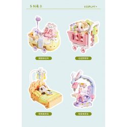 GEKKOSHA 802025 non  GẦM XE ĐẸP bộ đồ chơi xếp lắp ráp ghép mô hình FANTASY PETS SLEEPING CAR 273 khối