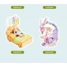 GEKKOSHA 802025 non  GẦM XE ĐẸP bộ đồ chơi xếp lắp ráp ghép mô hình FANTASY PETS SLEEPING CAR 273 khối