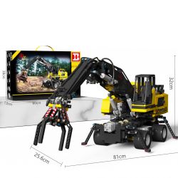 HAPPY BUILD SHINEYU XINYU YC-22009 22009 YC22009 non  MÁY CẮT YUJI 1:10 tỷ lệ 1:10 bộ đồ chơi xếp lắp ráp ghép mô hình Build Team Đội Xây Dựng 2068 khối