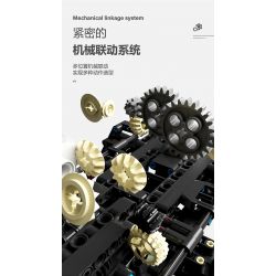 HAPPY BUILD SHINEYU XINYU YC-22009 22009 YC22009 non  MÁY CẮT YUJI 1:10 tỷ lệ 1:10 bộ đồ chơi xếp lắp ráp ghép mô hình Build Team Đội Xây Dựng 2068 khối