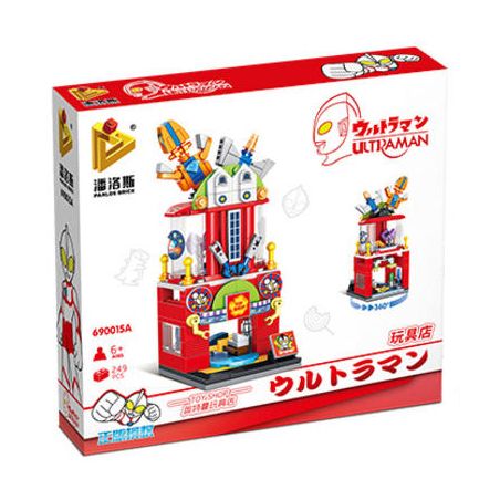 PanlosBrick 690015A 690015B 690015C 690015D Panlos Brick 690015A 690015B 690015C 690015D non  ULTRAMAN CHẾ ĐỘ XEM ĐƯỜNG PHỐ 4 MÔ HÌNH bộ đồ chơi xếp lắp ráp ghép mô hình Vệ Binh Vũ Trụ Siêu Nhân Điện Quang 1003 khối