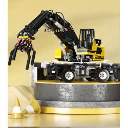 HAPPY BUILD SHINEYU XINYU YC-22009 22009 YC22009 non  MÁY CẮT YUJI 1:10 tỷ lệ 1:10 bộ đồ chơi xếp lắp ráp ghép mô hình Build Team Đội Xây Dựng 2068 khối