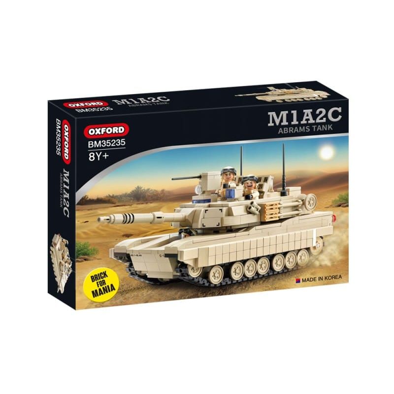 OXFORD BM35235 35235 non  XE TĂNG M1A2C ABRAMS bộ đồ chơi xếp lắp ráp ghép mô hình Military Army M1A2C 에이브람스 전차가 Quân Sự Bộ Đội