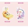 GEKKOSHA 802023 non  GIỎ TẮM LỢN bộ đồ chơi xếp lắp ráp ghép mô hình FANTASY PETS PINK PIG 255 khối