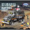 XINGBAO XB-50022 50022 XB50022 non  PHÁO ĐÀI CHỈ HUY DI ĐỘNG bộ đồ chơi xếp lắp ráp ghép mô hình Across The Battlefield MILITARY COMMAND VEHICLE Băng Qua Chiến Trường 839 khối
