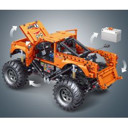 Winner 7126 non  XE TẢI QUÁI VẬT 1:12 tỷ lệ 1:12 bộ đồ chơi xếp lắp ráp ghép mô hình  MONSTER TRUCK Kỹ Thuật Công Nghệ Cao Mô Hình Phương Tiện 1492 khối