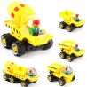 DUBIE 433 non  XE TRỘN BÊ TÔNG bộ đồ chơi xếp lắp ráp ghép mô hình  TECH MACHINE CEMENT MIXER Kỹ Thuật Công Nghệ Cao Mô Hình Phương Tiện 38 khối