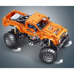 Winner 7126 non  XE TẢI QUÁI VẬT 1:12 tỷ lệ 1:12 bộ đồ chơi xếp lắp ráp ghép mô hình  MONSTER TRUCK Kỹ Thuật Công Nghệ Cao Mô Hình Phương Tiện 1492 khối