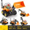 DUBIE 431 non  NGƯỜI BỐC VÁC bộ đồ chơi xếp lắp ráp ghép mô hình Toolo TECH MACHINE LOADER 38 khối