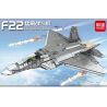 MINGDI 9002 non  F22 RAPTOR FIGHTER. bộ đồ chơi xếp lắp ráp ghép mô hình Military Army Quân Sự Bộ Đội 1802 khối