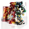 LW 2081 non  CƠ THỂ KHÍ NHÌN XUYÊN QUA THÉP bộ đồ chơi xếp lắp ráp ghép mô hình Marvel Super Heroes IRON HERO Siêu Anh Hùng Marvel 1203 khối